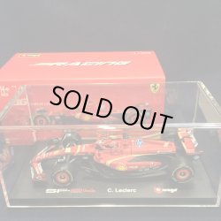 画像1: 新品正規入荷品●burago1/43 FERRARI SF-24 (C.ルクレール）2024 #16 ※アクリルケース＆ドライバーフィギュア付
