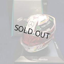 画像1: 新品正規入荷品●SPARK1/5 MERCEDES F1 MEXICAN GP 2018 WORLD CHAMPIONSHIP (L.ハミルトン）ミニヘルメット 
