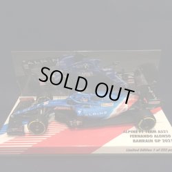 画像1: セカンドハンド品●CK-MODELCARS別注●PMA1/43 ALPINE F1 A521 BAHRAIN GP 2021 (F.アロンソ）#14