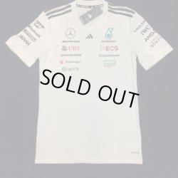 画像1: メルセデス AMG ペトロナス F1 チーム ドライバー Tシャツ ホワイト 2025 /アディダス （サイズ　L）