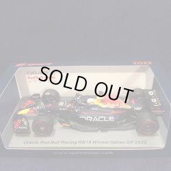 画像1: セカンドハンド品●SPARK1/43 ORACLE RED BULL RB18 WINNER ITALIAN GP 2022 (M.フェルスタッペン）#1 