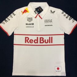 画像1: オラクル レッドブル レーシング 日本限定 ポロシャツ ホワイト 2025 (サイズ XL)