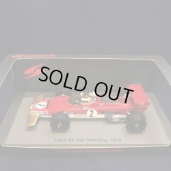 画像1: 新品正規入荷品●SPARK 1/43 LOTUS 63 2nd GOLD CUP 1969 (J.RINDT) #2