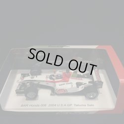 画像1: セカンドハンド品●未開封品●Racing on別注●SPARK1/43 BAR HONDA 006 USA GP 2004 佐藤琢磨 (3位表彰台モデル）