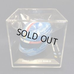 画像1: 新品正規入荷品●LOOKSMART 1/5 FERRARI F1 MIAMI GP 2024 (C.ルクレール）ミニヘルメット