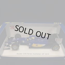 画像1: セカンドハンド品●SPARK1/43 SAUBER FERRARI C34 AUSTRALIAN GP 2015 （M.エリクソン）#9