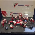 セカンドハンド品●PMA1/43 TYOTA TF103 （O.パニス）ピットストップジオラマ