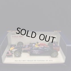 画像1: セカンドハンド品●SPARK1/43 RED BULL RENAULT RB11 6th AUSTRALIAN GP (D.リカルド）#3