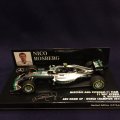 セカンドハンド品●PMA1/43 MERCEDES AMG PETRONAS W07 WORLD CHAMPION 2016 ABU DHABI GP (N.ロズベルグ）#6