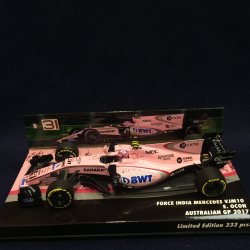 画像1: セカンドハンド品●PMA1/43 FORCE INDIA MERCEDES VJM10 AUSTRALIAN GP 2017 (E.オコン）#31
