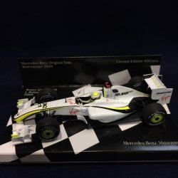 画像1: セカンドハンド品●MERCEDES BENZ MUSEUM別注●PMA1/43 BRAWN GP BGP 001（J.バトン）2009 #22