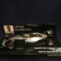 セカンドハンド品●PMA1/43 MERCEDES-AMG PETRONAS W07 PRACTICE SINGAPORE GP 2016 (L.ハミルトン）#44