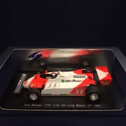 画像1: セカンドハンド品●SPARK1/43 ALFA ROMEO 179C 4th LONG BEACH GP 1981 (M.アンドレッティ）#22