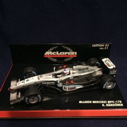 画像1: セカンドハンド品●PMA1/43 McLAREN MERCEDES MP4-17D (K.ライコネン）#6