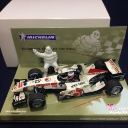 画像1: セカンドハンド品●ミシュラン別注●PMA1/43 HONDA RA106 (J.バトン）#12