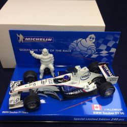 画像1: セカンドハンド品●ミシュラン別注●PMA1/43 BMW SAUBER F1.06 (J.ビルヌーブ）#17