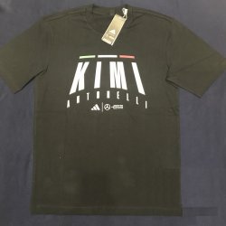 画像1: 並行輸入品●メルセデス AMG ペトロナス キミ・アントネッリＴシャツ 2025 アディダス ブラック (サイズL）