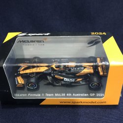 画像1: 新品正規入荷品●SPARK1/64 McLAREN MCL38 4th AUSTRALIAN GP 2024 (O.ピアストリ）#81