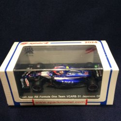 画像1: 新品正規入荷品●SPARK1/64 VISA CASH APP VCARB 01 JAPANESE GP 2024 (角田裕毅）#22
