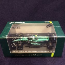 画像1: 新品正規入荷品●SPARK1/64 ASTON MARTIN AMR24 SAUDI ARABIAN GP 2024 (F.アロンソ）#14