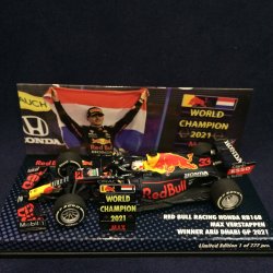 画像1: セカンドハンド品●CK MODELCARS別注●PMA1/43 RED BULL HONDA RB16B WINNER ABU DHABI GP 2021 (M.フェルスタッペン）#33 