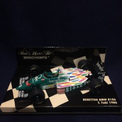 画像1: セカンドハンド品●PMA1/43 BENETTON BMW B186 (T.ファビ）1986 #19