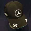 メルセデス AMG ペトロナス F1 チーム ジョージ・ラッセル キャップ ブラック 2025