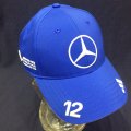 メルセデス AMG ペトロナス F1 チーム キミ・アントネッリ キャップ ブルー 2025