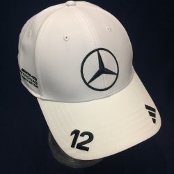 画像1: メルセデス AMG ペトロナス F1 チーム キミ・アントネッリ キャップ ホワイト 2025