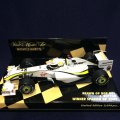 セカンドハンド品●特価品：台紙ヤケ有●PMA1/43 BRAWN GP BGP001 WINNER SPANISH GP (J.バトン）#22