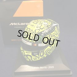 画像1: 新品正規入荷品●SPARK1/5 McLAREN F1 2025 (L.ノリス）ミニヘルメット