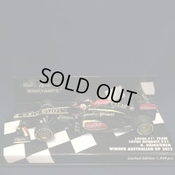 画像1: セカンドハンド品●PMA1/43 LOTUS RENAULT E21 WINNER AUSTRALIAN GP 2013 (K.ライコネン）#7