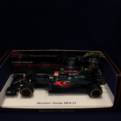 画像1: セカンドハンド品●F1速報別注●SPARK 1/43 McLAREN HONDA MP4-31 ABU DHABI GP 2016 LAST RUN （J.バトン）#22