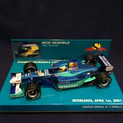 画像1: セカンドハンド品●PMA1/43 SAUBER C20 INTERLAGOS 2001 FIRST PODIUM (N.ハイドフェルド）#15