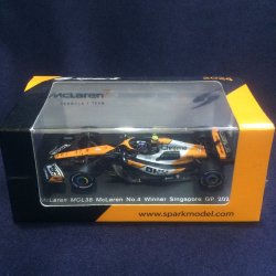 画像1: 新品正規入荷品●SPARK 1/64 McLAREN MCL38 WINNER SINGAPORE GP 2024 (L.ノリス）#4