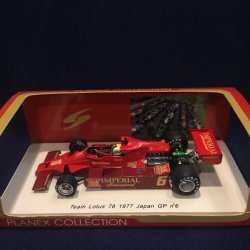 画像1: セカンドハンド品●PLANEX別注●SPARK 1/43 TEAM LOTUS 78 JAPAN GP 1977 (G.NILSSON) #6