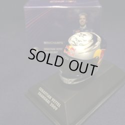 画像1: セカンドハンド品●PMA1/8 RED BULL S.ベッテル ミニチュアヘルメット SHANGHAI 2009