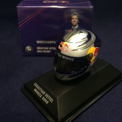 画像1: セカンドハンド品●PMA1/8 RED BULL S.ベッテル ミニチュアヘルメット MONZA 2008