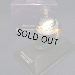 画像1: セカンドハンド品●PMA1/8 RED BULL S.ベッテル ミニチュアヘルメット MONZA 2008