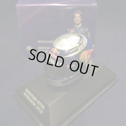 画像1: セカンドハンド品●PMA1/8 RED BULL S.ベッテル ミニチュアヘルメット INTERLAGOS 2010