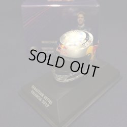 画像1: セカンドハンド品●PMA1/8 RED BULL S.ベッテル ミニチュアヘルメット VALENCIA 2010