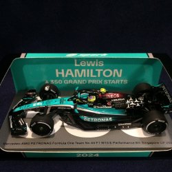 画像1: 新品正規入荷品●SPARK 1/43 MERCEDES-AMG PETRONAS F1 W15 250GP 6th SINGAPORE GP 2024 (L.ハミルトン）#44