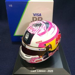 画像1: 新品正規入荷品●SPARK1/5 VISA CASH APP RACING BULLS F1 2025 (L.ローソン）ミニヘルメット