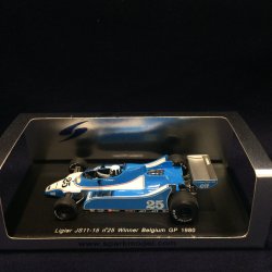 画像1: セカンドハンド品●SPARK 1/43 LIGIER JS11-15 WINNER BELGIUM GP 1980 (D.ピローニ）#25