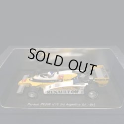 画像1: セカンドハンド品●SPARK 1/43 RENAULT RE20B 3rd ARGENTINA GP 1981 (A.プロスト）#15
