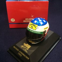 画像1: セカンドハンド品●PMA1/8スケール ミニチュアヘルメット TYPE1 (M.シューマッハ）1993