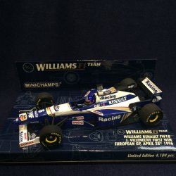 画像1: セカンドハンド品●PMA1/43 WILLIAMS RENAULT FW18 1st WIN EUROPEAN GP 1996 (J.ビルヌーブ）
