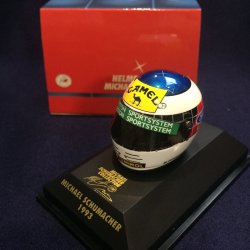 画像1: セカンドハンド品●PMA1/8スケール ミニチュアヘルメット TYPE2 (M.シューマッハ）1993