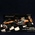 新品正規入荷品●PMA1/43 McLAREN MERCEDES MCL38 3rd PLACE SINGAPORE GP 2024 (O.ピアストリ）#81