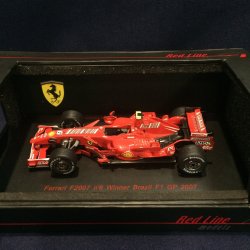 画像1: セカンドハンド品●REDLINE 1/43 FERRARI F2007 WORLD CHAMPION WINNER BRAZIL GP (K.ライコネン）2007 #6
